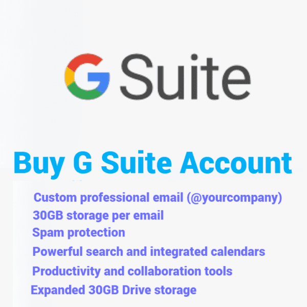 Buy G Suite Account